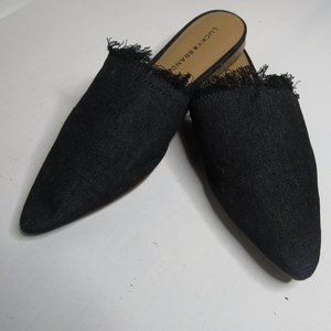 SOLD Lucky Brand Women Bapsee Denim Mule Size 9